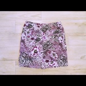 GG Blue GOLF TENNIS SKORT M floral